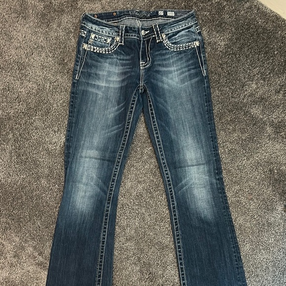Miss Me Women's Blue Easy boot Jeans - Picture 2 of 3